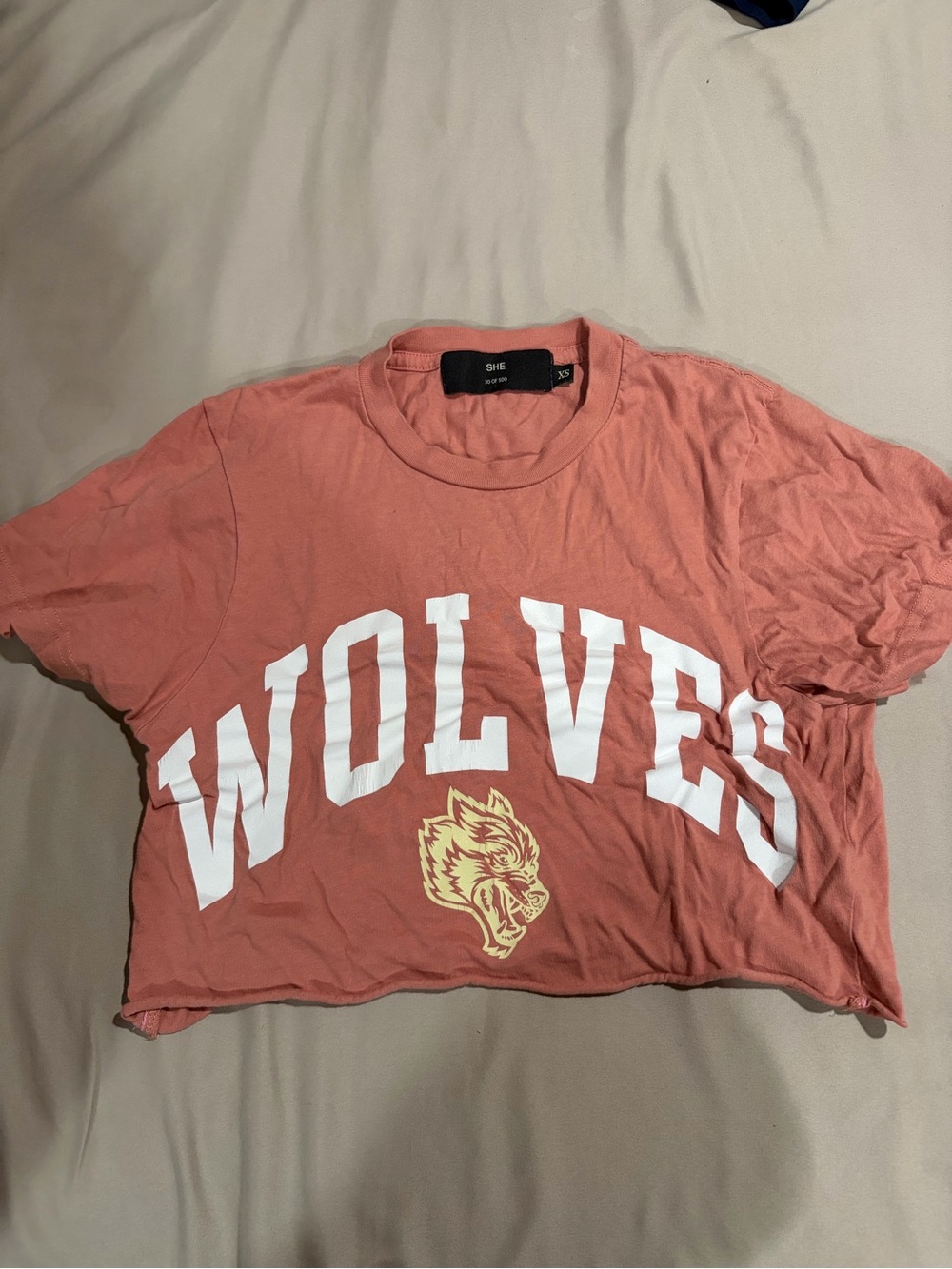 Darc Sport Wolves Graphic Crop Tee